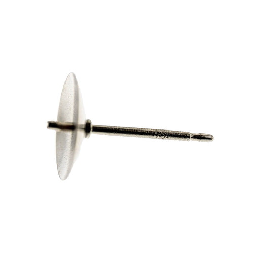 Myron Toback Inc. Sterling Silver 8MM Cup Post with Peg