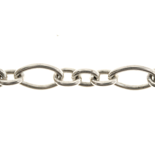 Myron Toback Inc. Sterling Silver 8MM Figaro Cable Link Chain