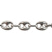 Myron Toback Inc. Sterling Silver 8MM Puffed Anchor Chain