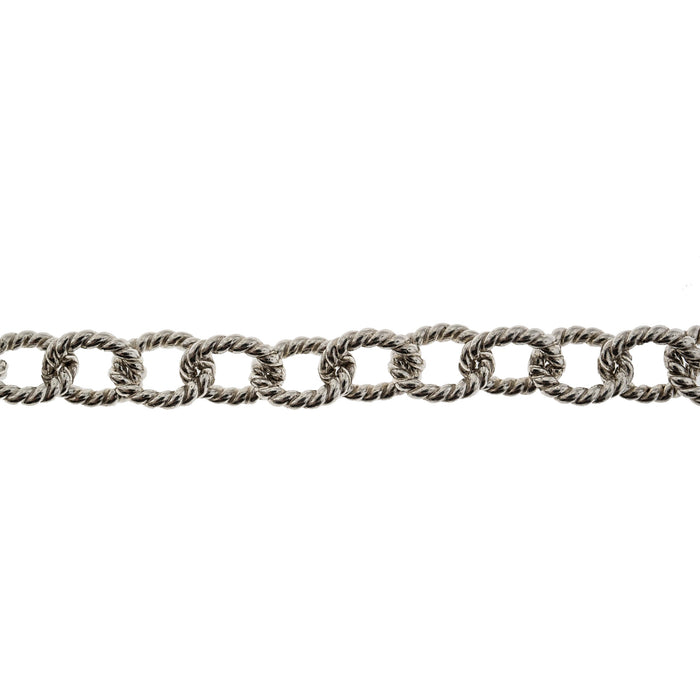 Sterling Silver 8MM Twisted Cable Chain  Myron Toback Inc. Sterling Silver 8MM Twisted Cable Chain