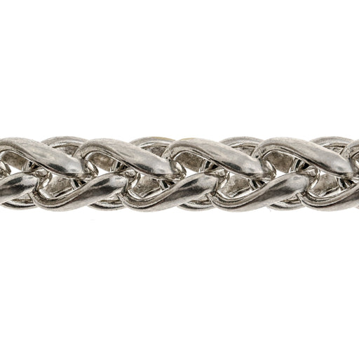 Myron Toback Inc. Sterling Silver 8MM Wheat Chain