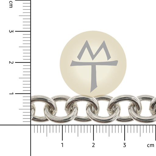 Sterling Silver 9.9MM Cable Chain  Myron Toback Inc. Sterling Silver 9.9MM Cable Chain