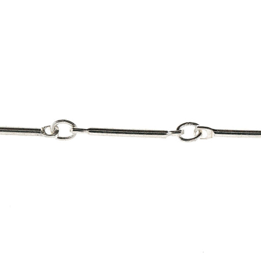 Sterling Silver Bar Chain  Myron Toback Inc. Sterling Silver Bar Chain