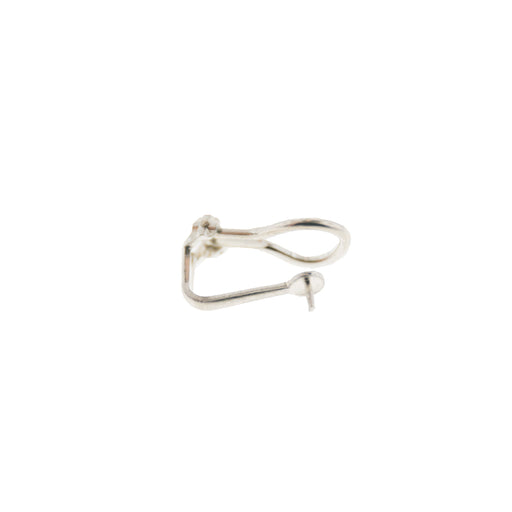 Myron Toback Inc. Sterling Silver Ear Clip for Pearl