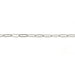 Sterling Silver Elongated Flat Cable Chain  Myron Toback Inc. Sterling Silver Elongated Flat Cable Chain