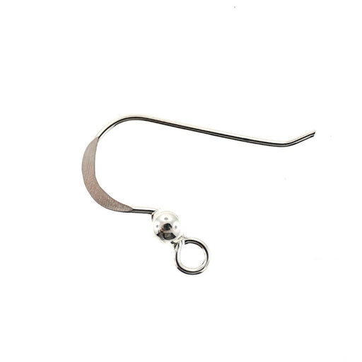 Sterling Silver Fish Hook Ear Wire with Bead  Myron Toback Inc. Sterling Silver Fish Hook Ear Wire with Bead