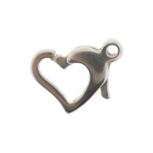 Myron Toback Inc. Sterling Silver Heart Shaped Lobster Lock