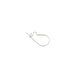 Sterling Silver Kidney Ear Wire  Myron Toback Inc. Sterling Silver Kidney Ear Wire