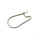 Sterling Silver Kidney Ear Wire with Loop  Myron Toback Inc. Sterling Silver Kidney Ear Wire with Loop