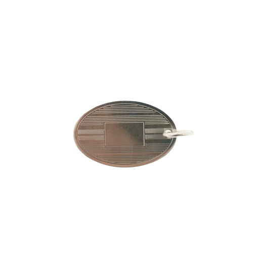 Sterling Silver Oval Tag  Myron Toback Inc. Sterling Silver Oval Tag