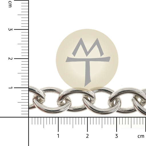 Sterling Silver Oversized Cable Chain  Myron Toback Inc. Sterling Silver Oversized Cable Chain