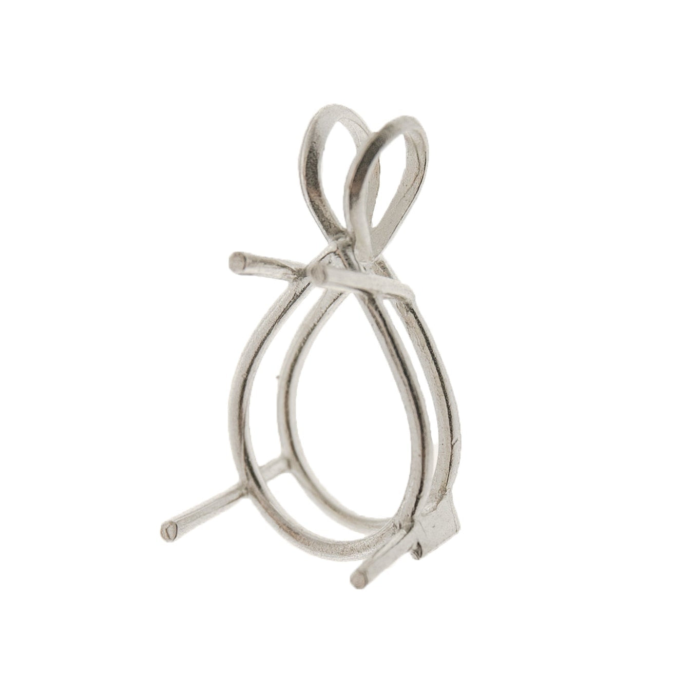 Sterling Silver Pear Basket Pendant  Myron Toback Inc. Sterling Silver Pear Basket Pendant