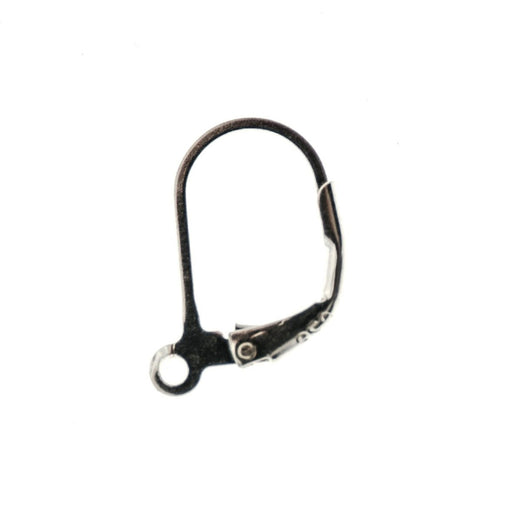 Sterling Silver Plain Lever Back Earring  Myron Toback Inc. Sterling Silver Plain Lever Back Earring