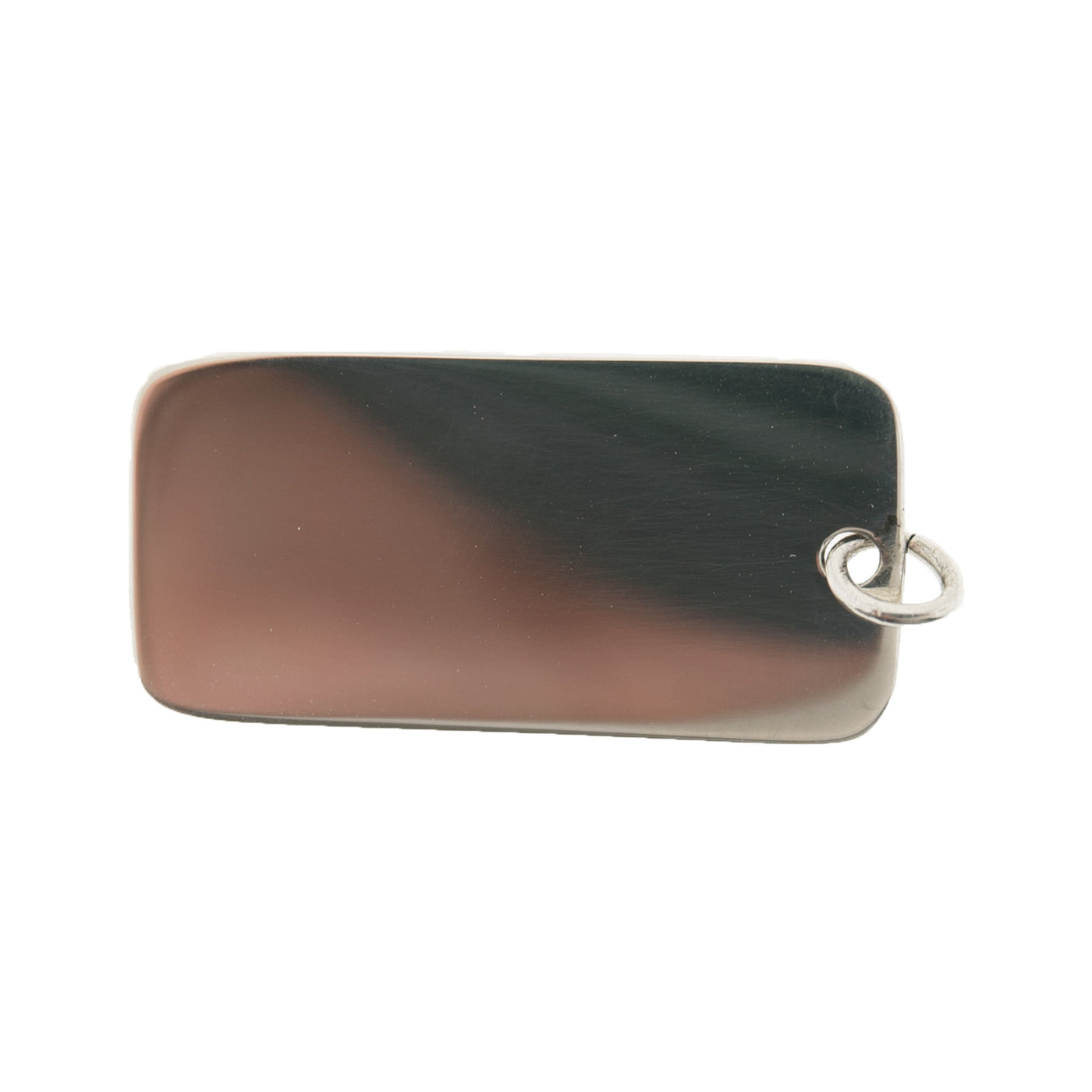 Sterling Silver Rectangular Tag — Myron Toback Inc.