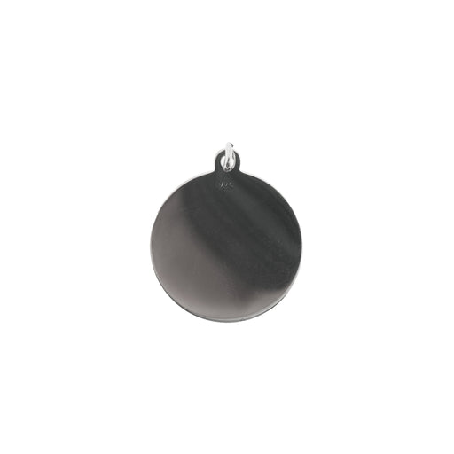Sterling Silver Round Disc Tag  Myron Toback Inc. Sterling Silver Round Disc Tag
