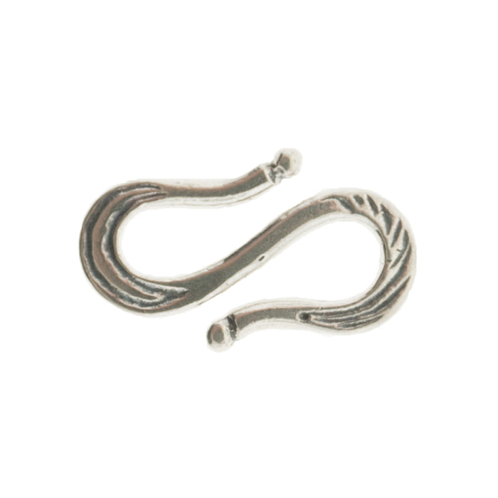 Sterling Silver S Hook Clasp  Myron Toback Inc. Sterling Silver S Hook Clasp