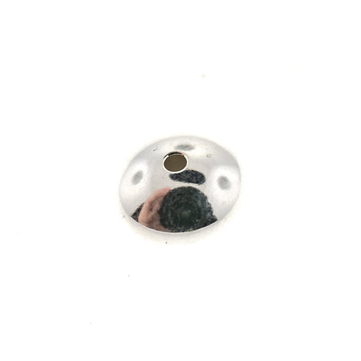 Sterling Silver Saucer Bead  Myron Toback Inc. Sterling Silver Saucer Bead