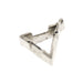 Sterling Silver V-End Triangle Setting  Myron Toback Inc. Sterling Silver V-End Triangle Setting