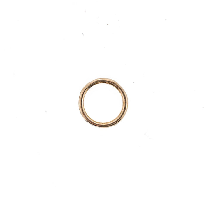 Vermeil 10MM Closed Soldered Jump Ring  Myron Toback Inc. Vermeil 10MM Closed Soldered Jump Ring