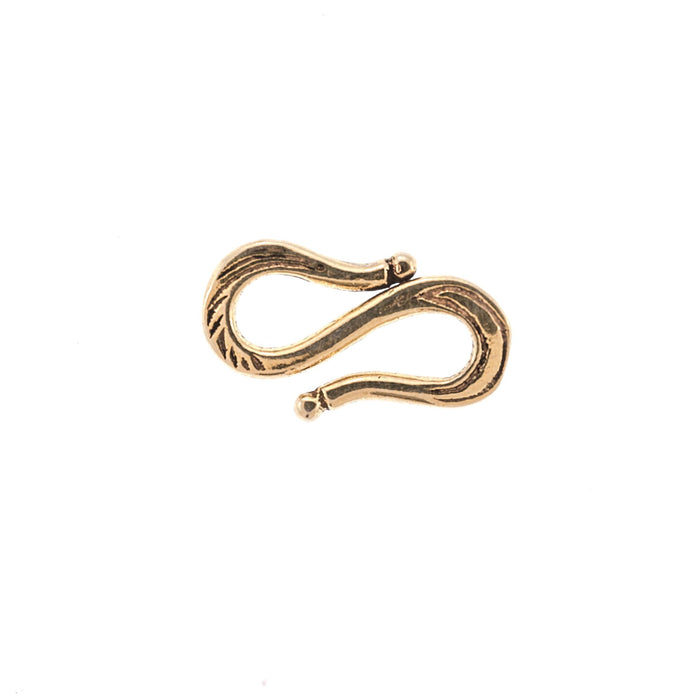 Vermeil S Hook Clasp  Myron Toback Inc. Vermeil S Hook Clasp